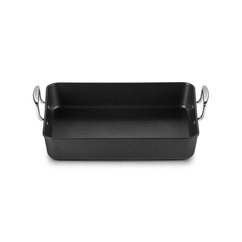 Le Creuset Toughened Non-Stick Rectangular Roaster 35cm image number 0